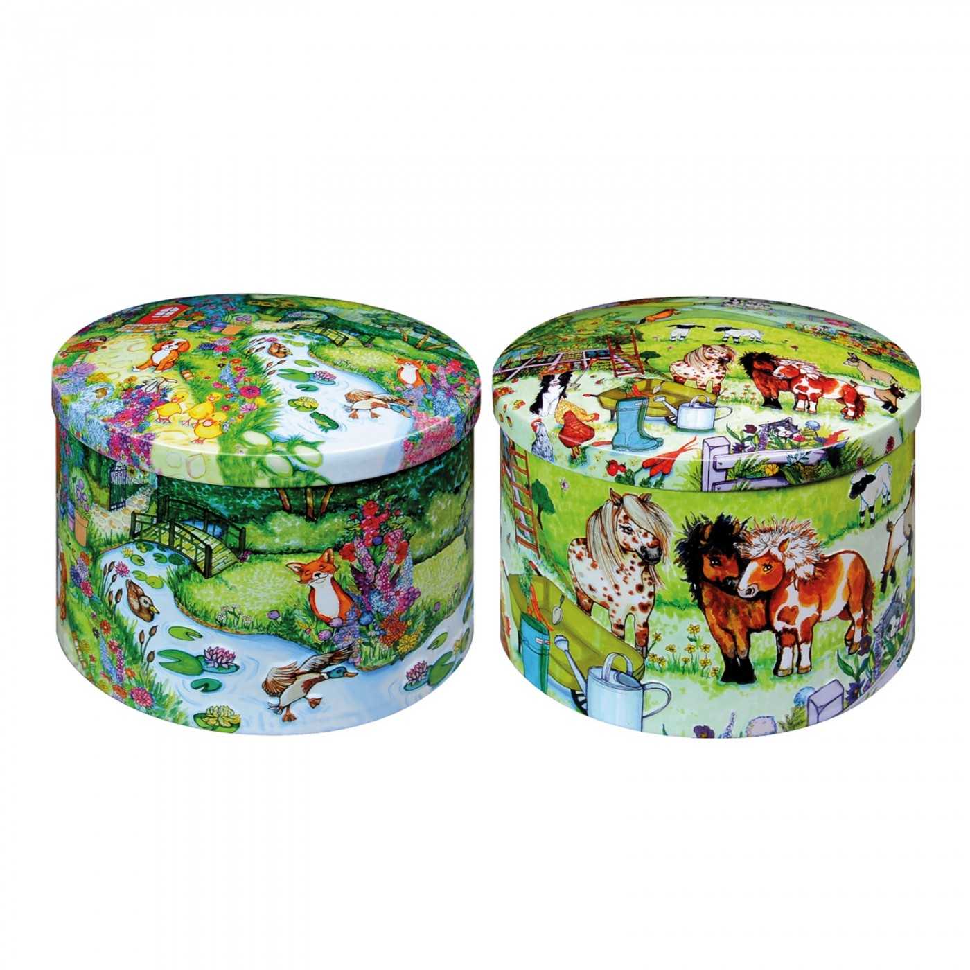 Country  Fun on the Farm ass Fudge Tin 200g 12bl afbeelding | Lambertz & Visser 