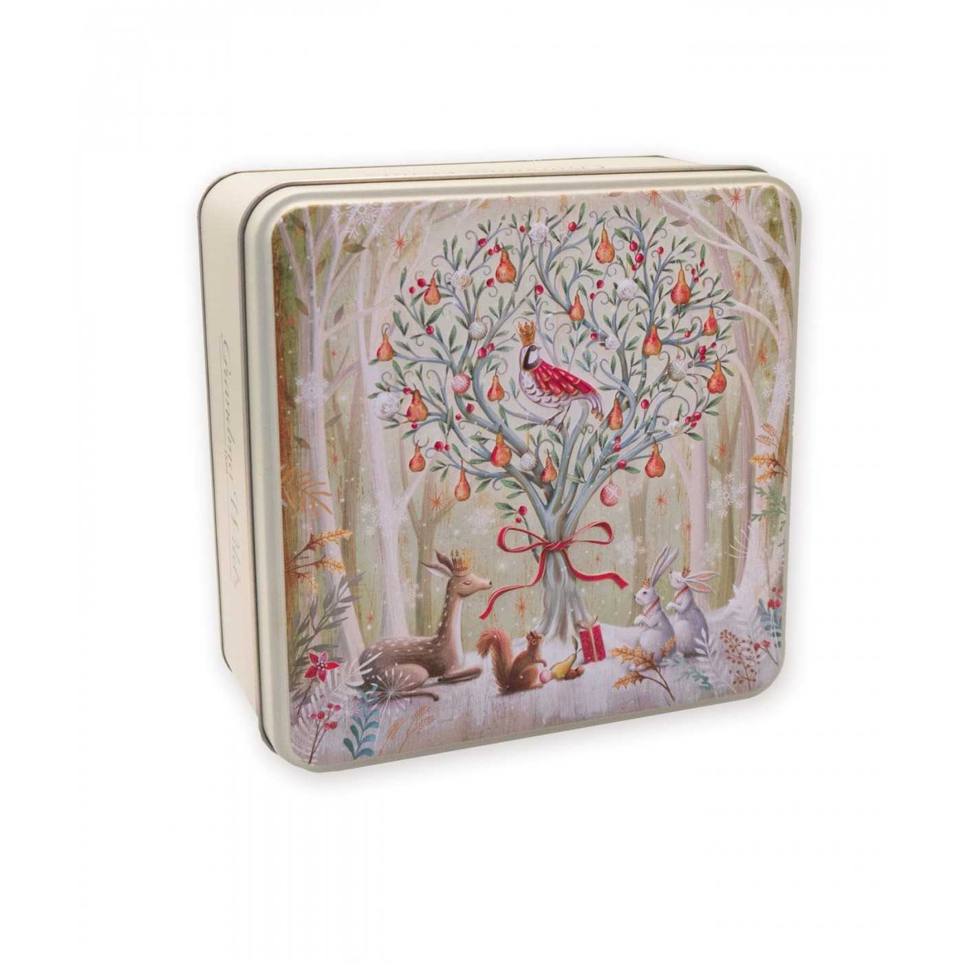 Embossed Winter Pear Tree Tin 160g 6bl