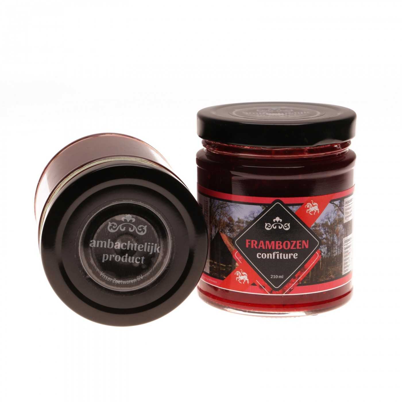 Jam frambozen 240ml 12st TWENTE