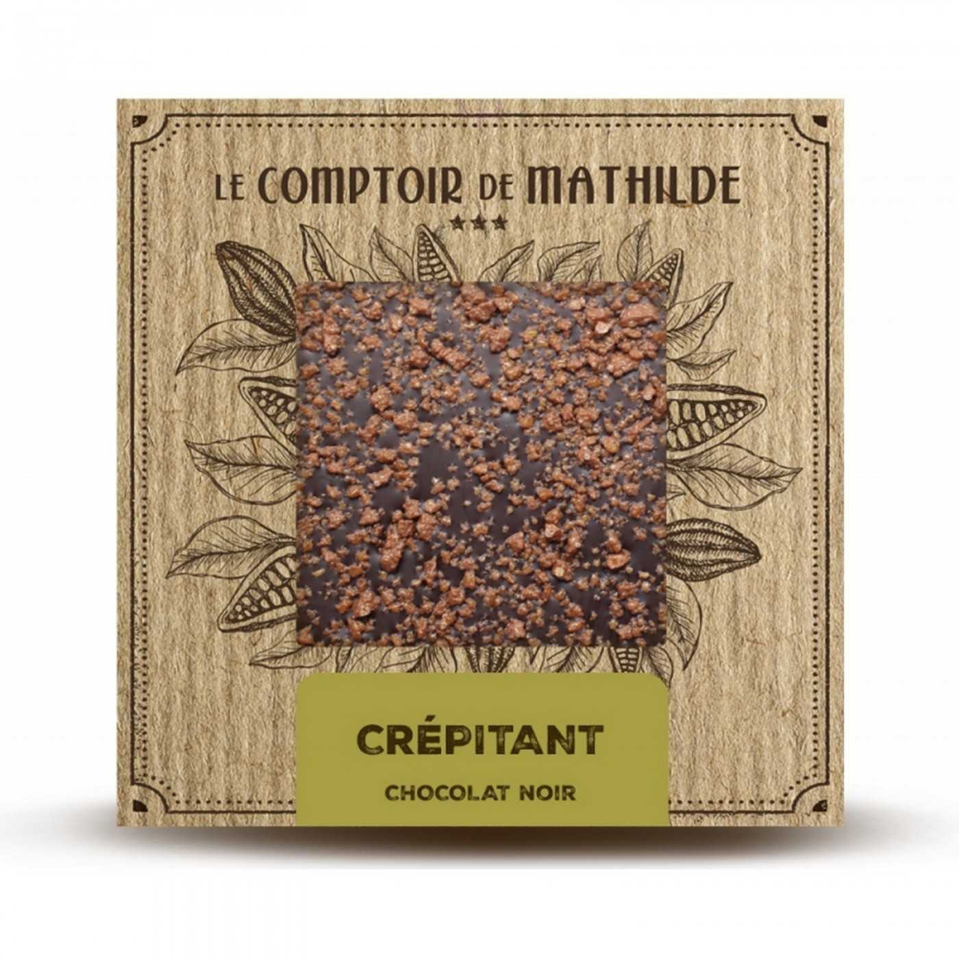 Tablettes Noir Crépitant 80g 12st