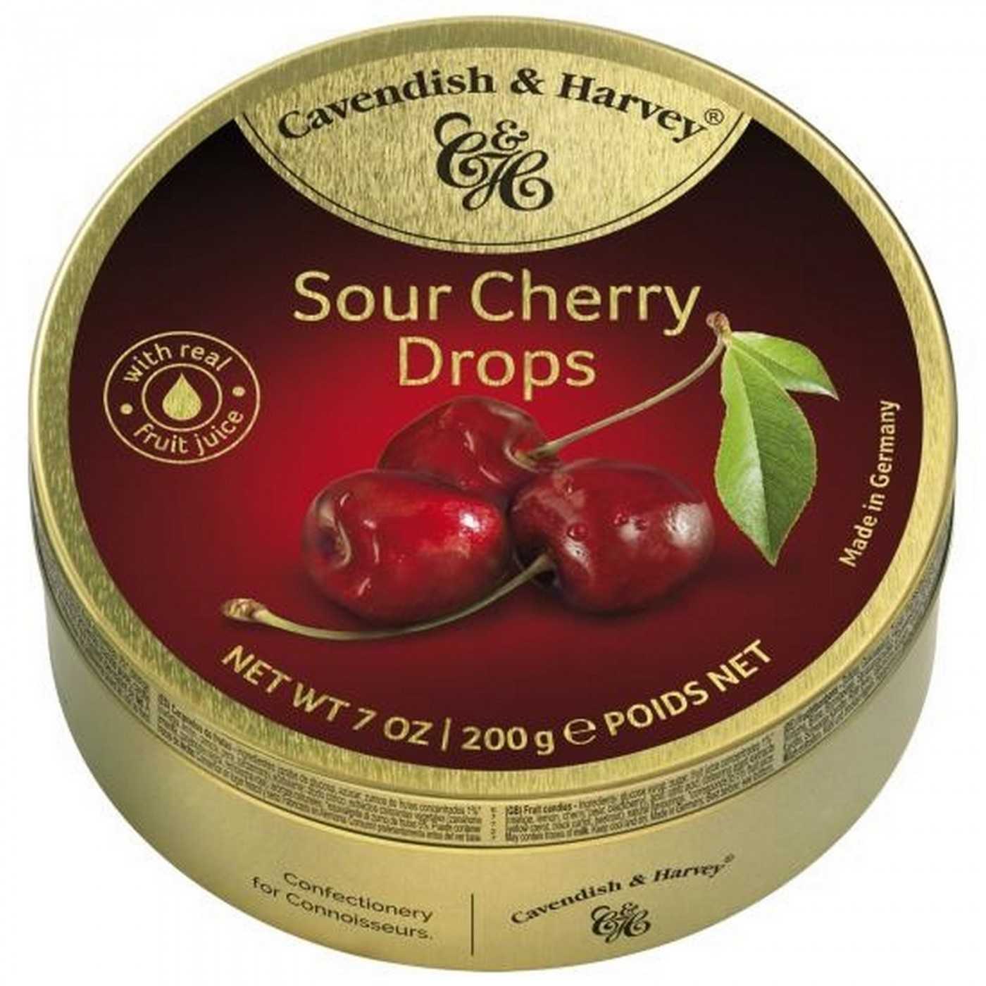 Sour Cherry Drops 200g 9st C&H