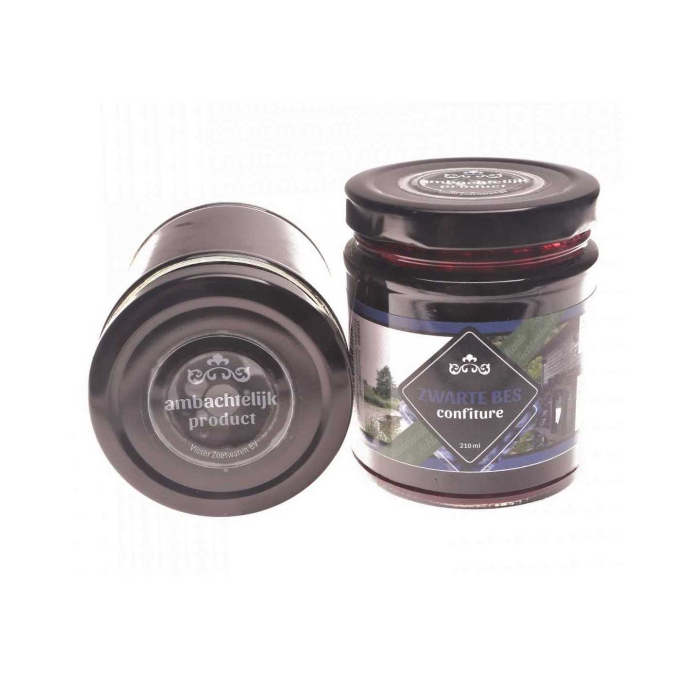 Jam zwartebes 240ml 12st ACHTERHOEK