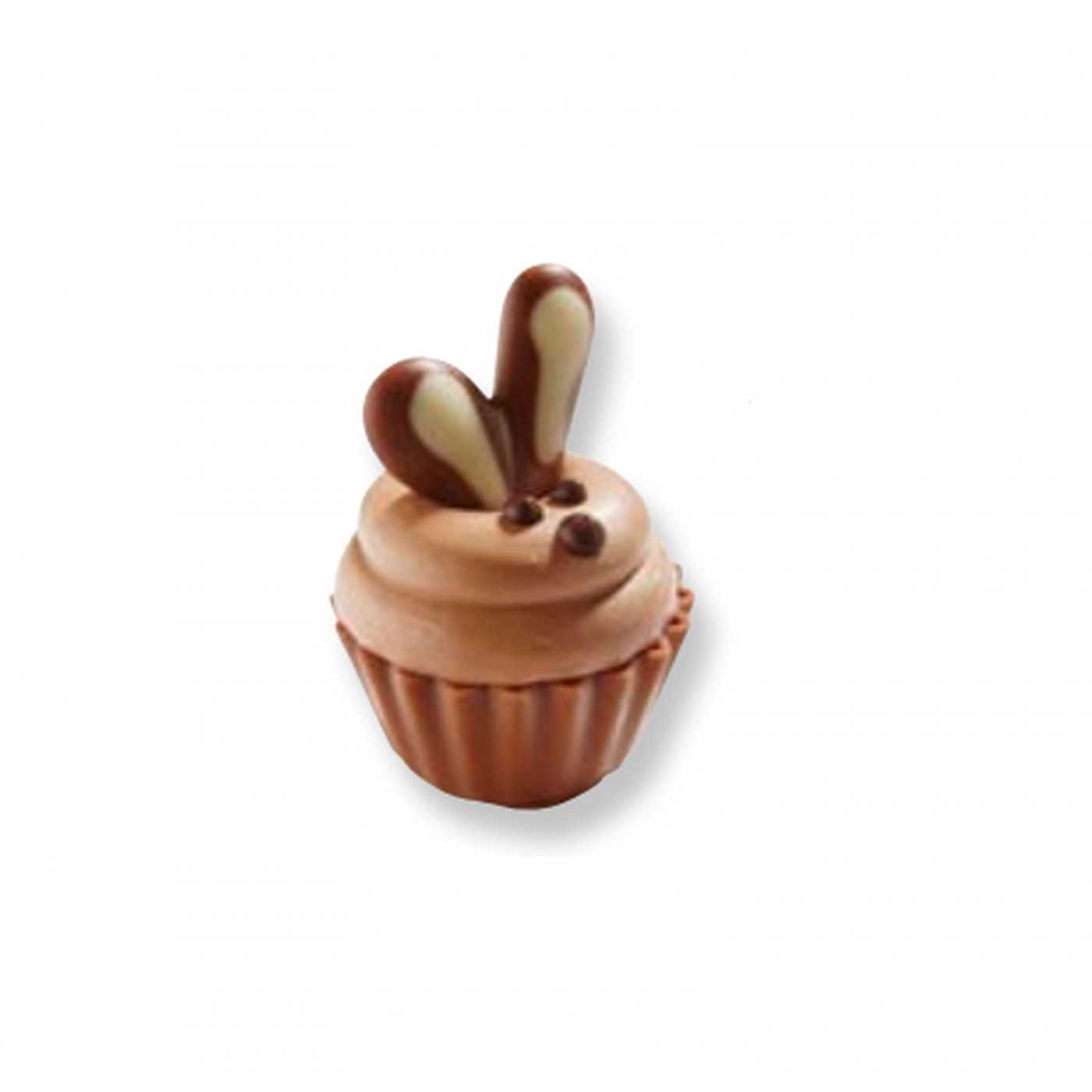 Haasje cupcake chocoladecreme 21,6g 1,2kg afbeelding | Lambertz & Visser 