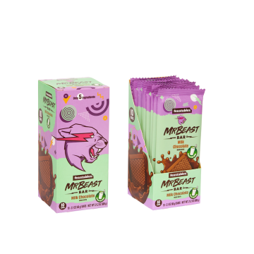 MRBEAST Chocolate Bar Milk 60g 10st