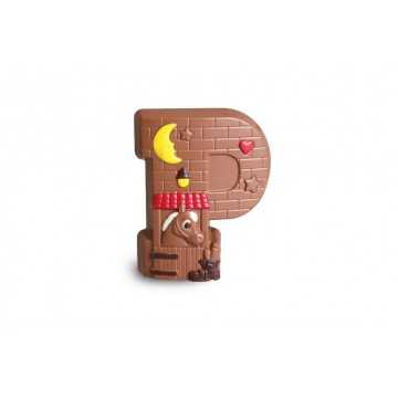 3D letter P melk magical chocolate 190g 6st
