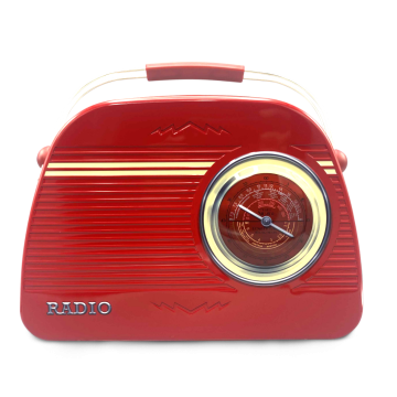 Rounded Radio Red 6st