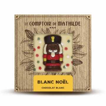 Tablette Chocolat Blanc Noel 80g 12st