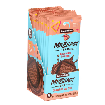 MRBEAST Chocolate Bar Seasalt 60g 10st
