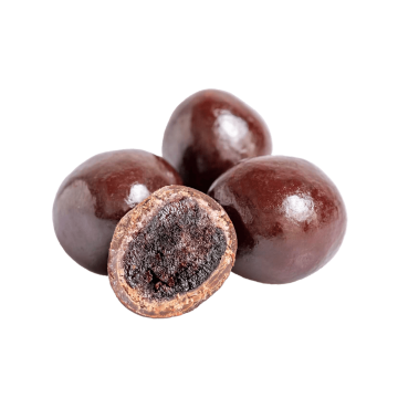 Cherry Feuilletine Crunch dark zonder pit 1kg NIEUW