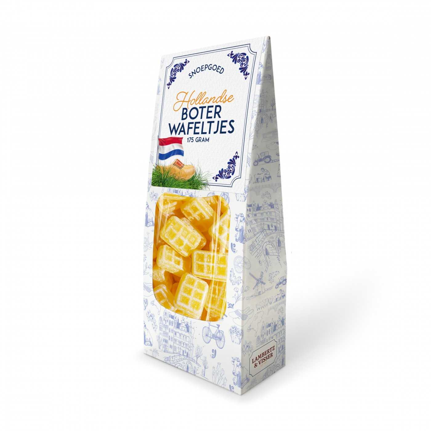 Hollandse doosjes Roomboterwafeltjes 175gr 24st