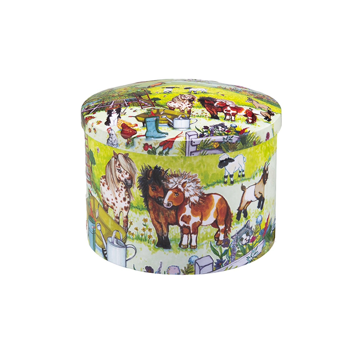 Fun on the Farm Tin cream fudge 200gr 12bl afbeelding | Lambertz & Visser 