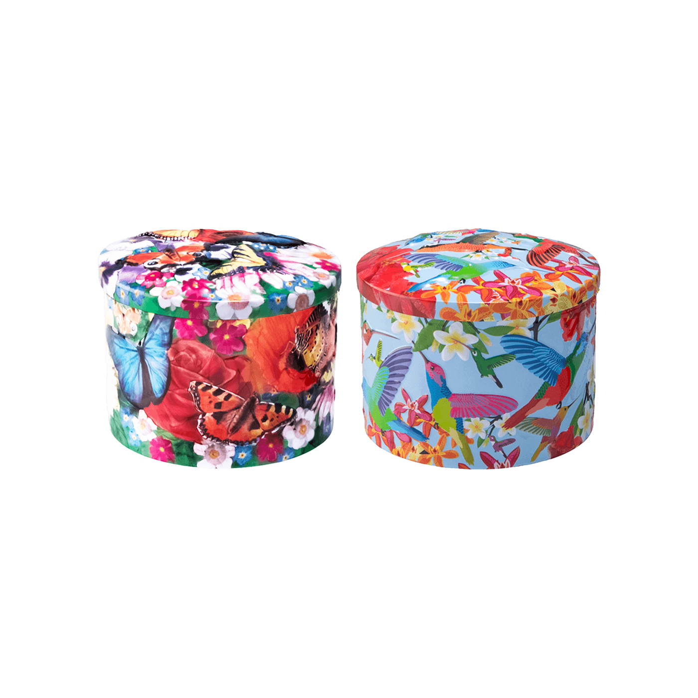 Butterfly & Hummingbird ass Fudge Tin 200g 12bl afbeelding | Lambertz & Visser 