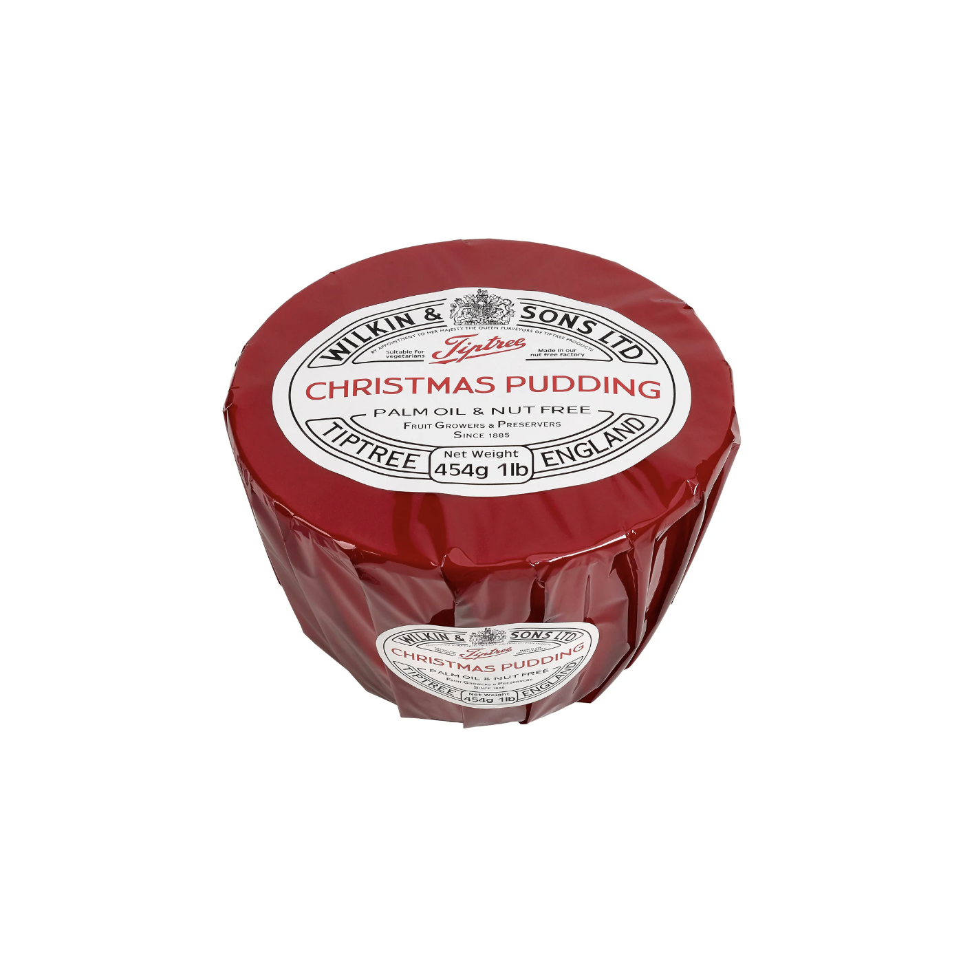 Tiptree Christmas Pudding RED cello 454g 6st