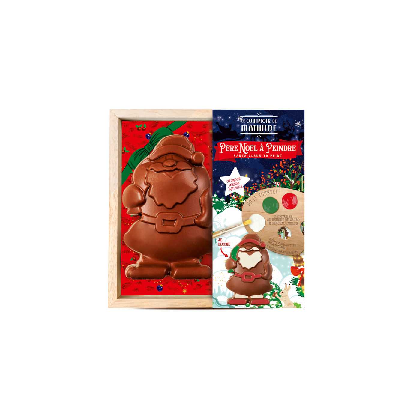 Casser Santa to Paint Milk Chocolate 200g 4st afbeelding | Lambertz & Visser 