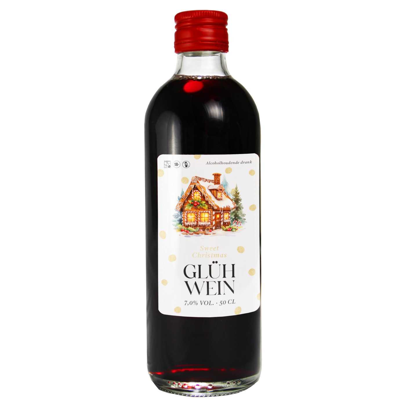 Sweet Christmas House Glühwein fles 50cl 7% 6st NIEUW