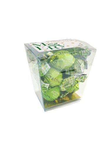 Conische Cube Bonbom Latte Pistacchio (l.groen 10st) 8st afbeelding | Lambertz & Visser 