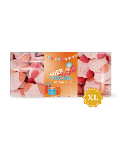 XL HIEP HIEP HOERA Snoeprepen 310g 6st