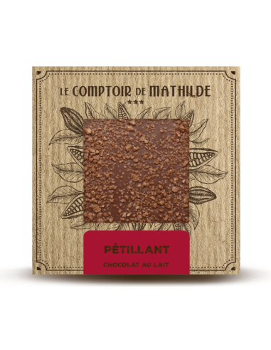 Tablettes de chocolats Lait Pétillant 80g 12st