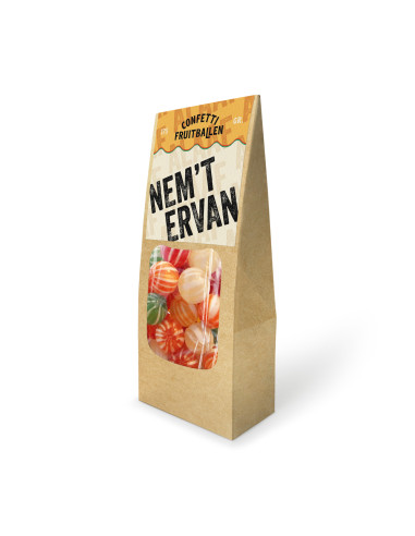 "Nem't Ervan" Fruitballen Kraft 175g 12st afbeelding | Lambertz & Visser 