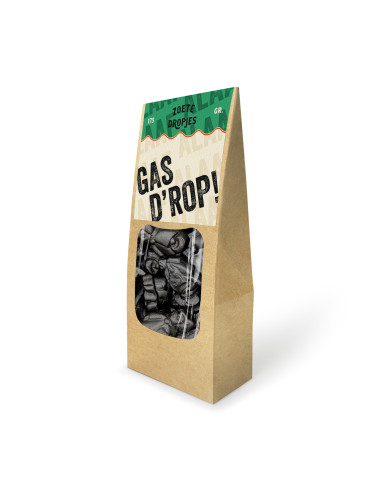 Gas D'rop Zoete dropjes kraft 175g 12st afbeelding | Lambertz & Visser 