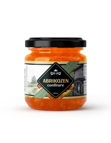 Jam abrikozen 240ml 12st ACHTERHOEK afbeelding | Lambertz & Visser 