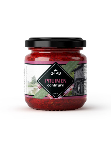 Jam pruimen 240ml 12st ACHTERHOEK afbeelding | Lambertz & Visser 