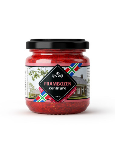 Jam frambozen 240ml 12st GRONINGEN afbeelding | Lambertz & Visser 