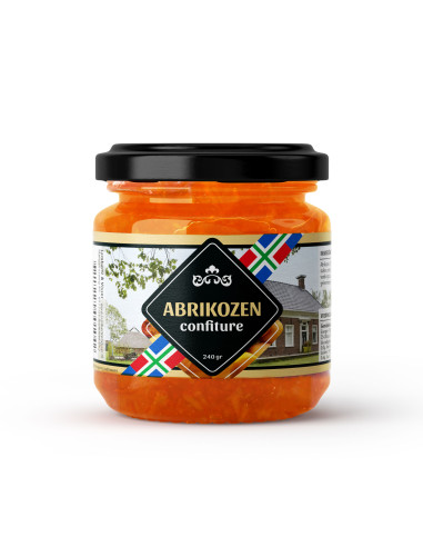 Jam abrikozen 240ml 12st GRONINGEN afbeelding | Lambertz & Visser 