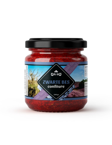 Jam zwartebes 240ml 12st SALLAND afbeelding | Lambertz & Visser 