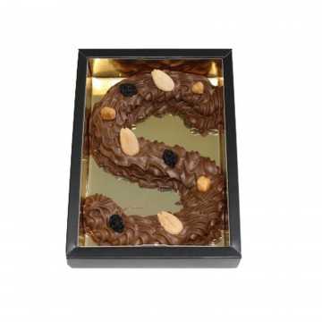 MELK S Chocolade Spuitletter Groot 235g 6st