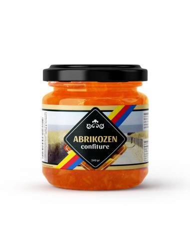 Jam abrikozen 240ml 12st NOORD-HOLLAND afbeelding | Lambertz & Visser 