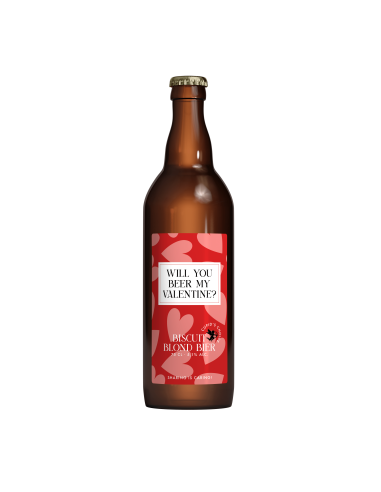 'Will You Beer My Valentine' Blond Bier 75cl 5,1% 6fl afbeelding | Lambertz & Visser 